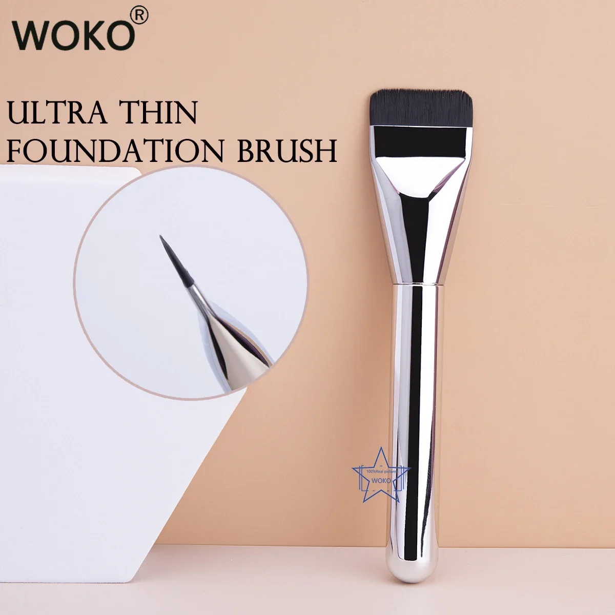 Makeup Beauty Ro - Ultra Thin Foundation Brush Lightweight and