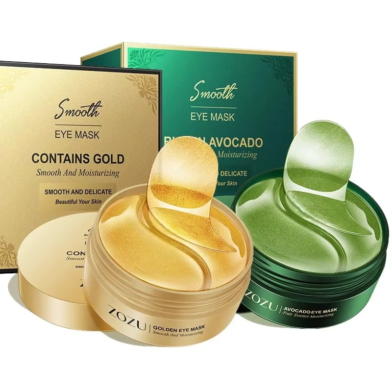 Collagen Eye Patch - 60pcs Golden Collagen Avocado Moisturizing Eye
