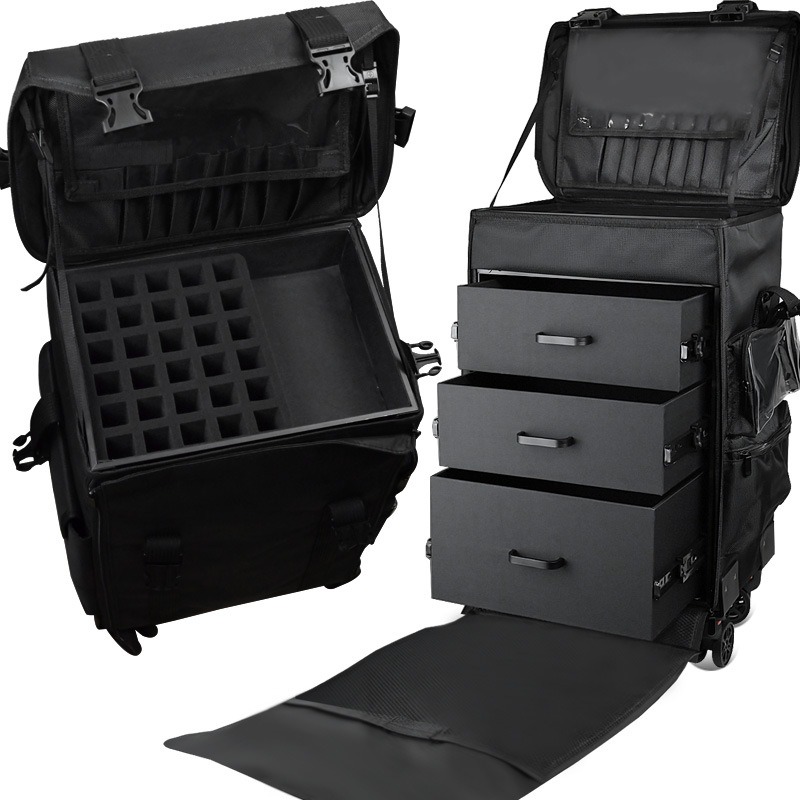 Multilayer Multifunctional Mak - Beauty Makeup Trolley review and price