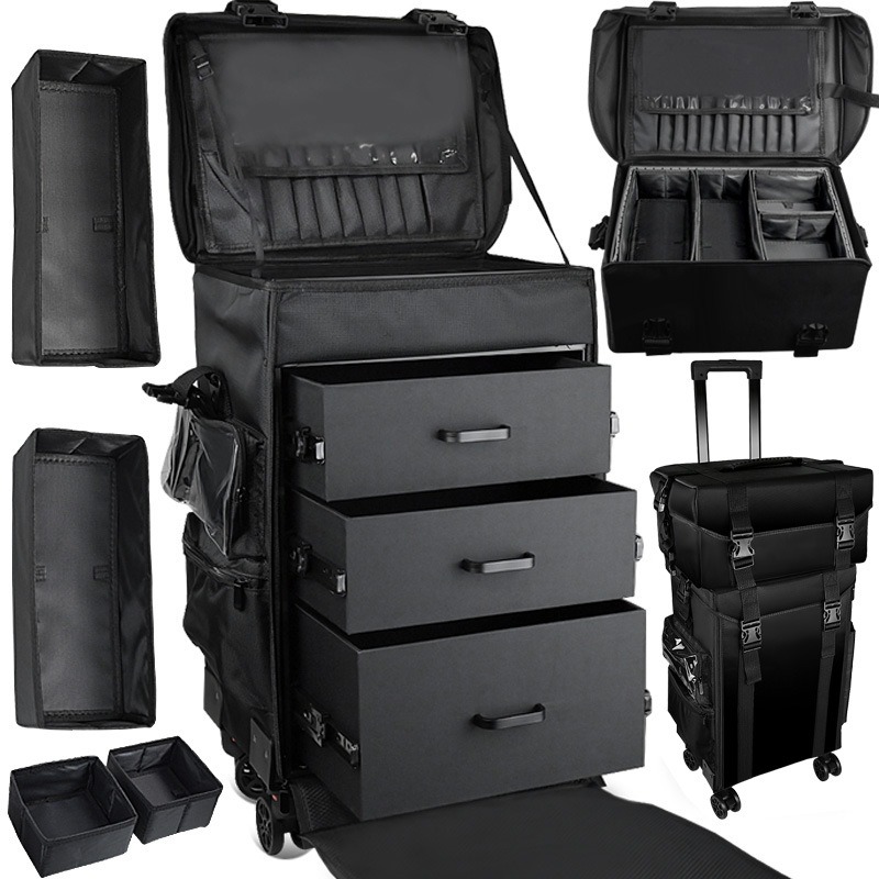 Multilayer Multifunctional Mak - Beauty Makeup Trolley review and price