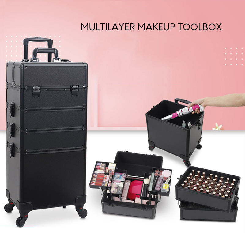 Fashion Women Trolley Cosmetic - Beauty Makeup Trolley review and price
