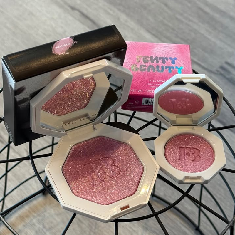 Fenty Beauty Body Diamond 3D H - Rare Beauty Makeup Highlighter review and price
