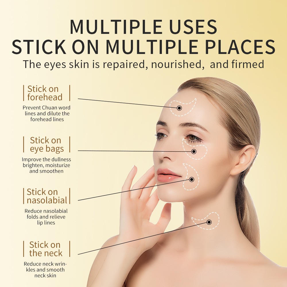 60pcs Golden Collagen Avocado  - Collagen Eye Patch review and price