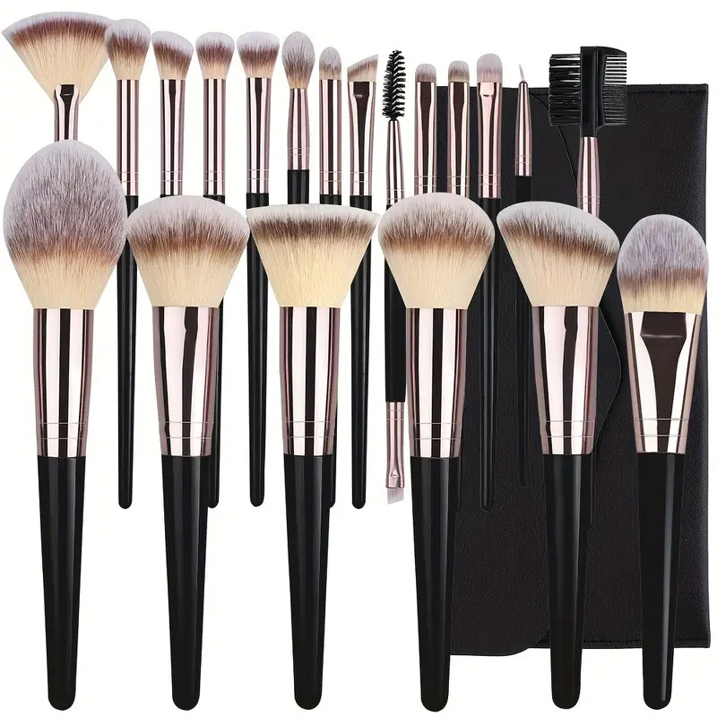 Luxe Makeup Brushes Set Soft F - Beauty Luxe Makeup review and price