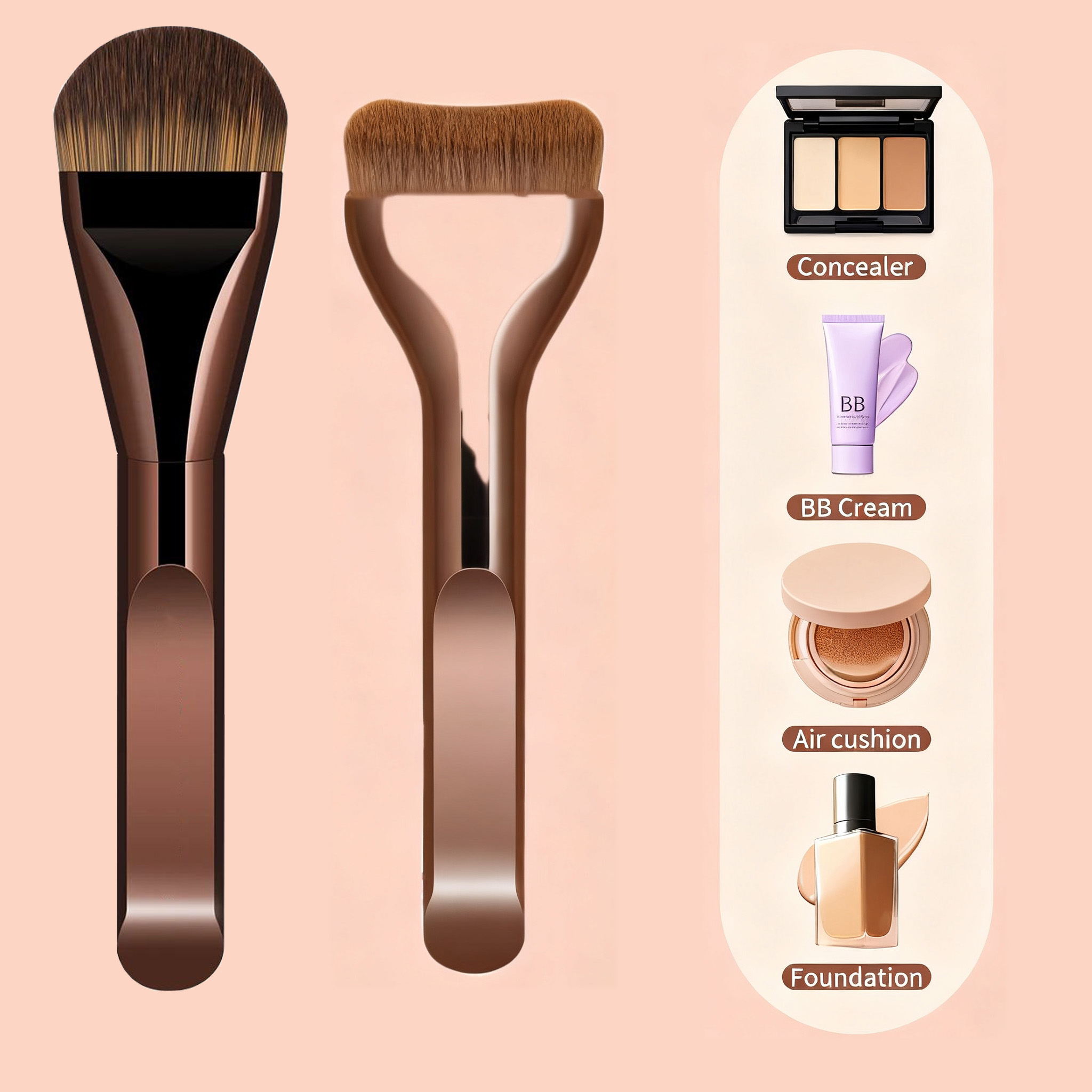New 2Pcs Professional Foundati - Beauty Makeup News review and price