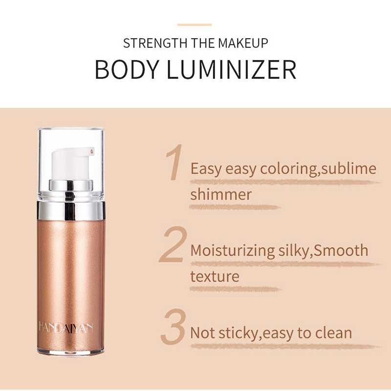 Face Body Glow Highlighter Ill - Body Shimmer Lotion review and price