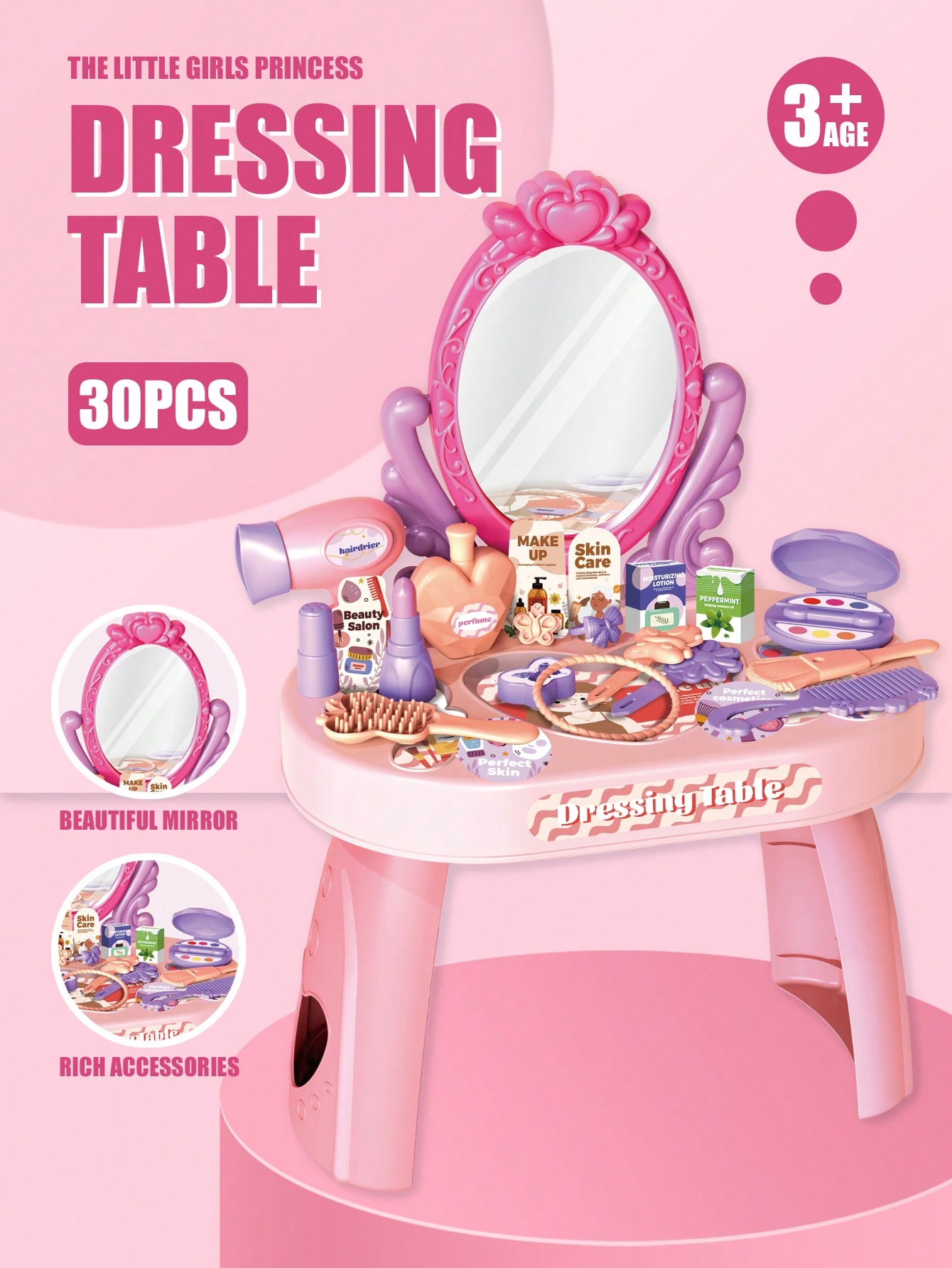 Kids Princess Vanity Dressing  - Beauty Makeup Kids review and price